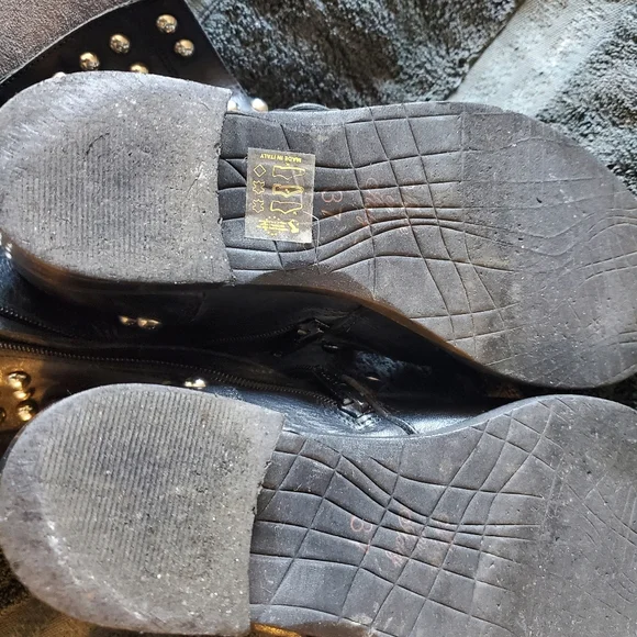 Steve Madden leather black booties, Made in Italy - Picture 4 of 6